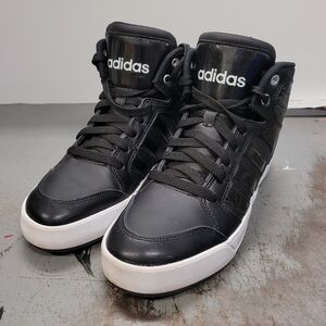 Adidas Neo Women's Raleigh Midtop Basketball Sneakers Sz 7.5 Cloudfoam footbed